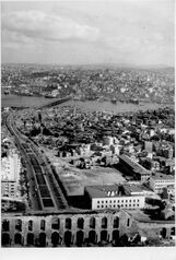 Saraçhane, Atatürk Köprüsü, Unkapanı - Aerial view